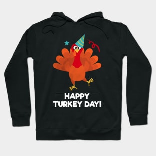 Cute Turkey with Thanksgiving Greetings T-Shirt Hoodie
